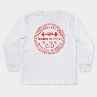 Trainer of heros Kids Long Sleeve T-Shirt